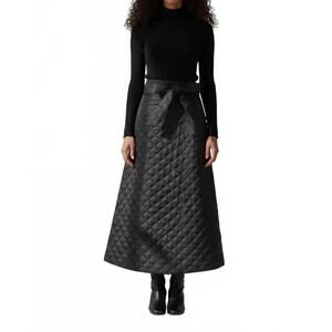NEW ESTEEM COUTURE nicole puffer skirt in black
